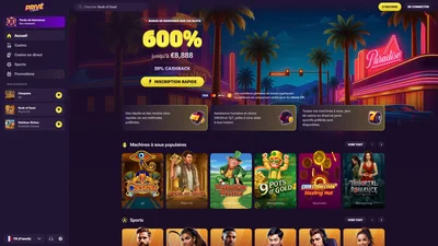 Prive Casino France plateforme